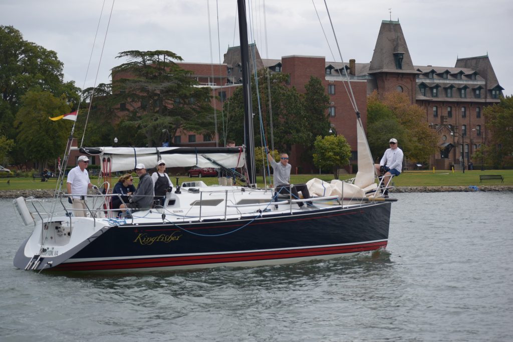 Michael aboard Kingfisher