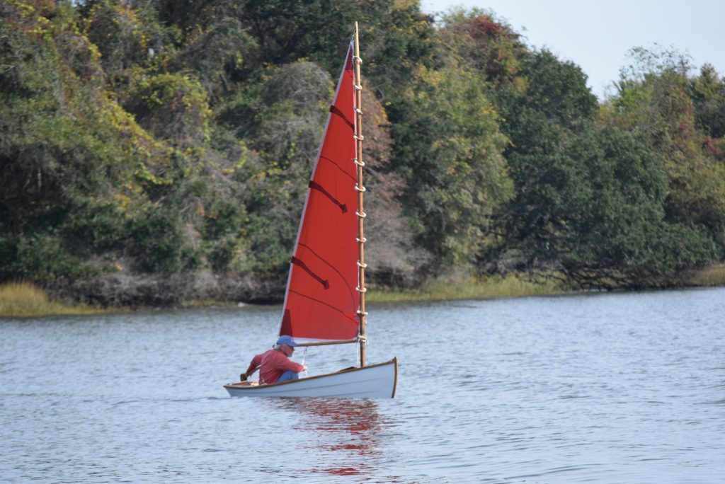 The only sailboat we saw sailing