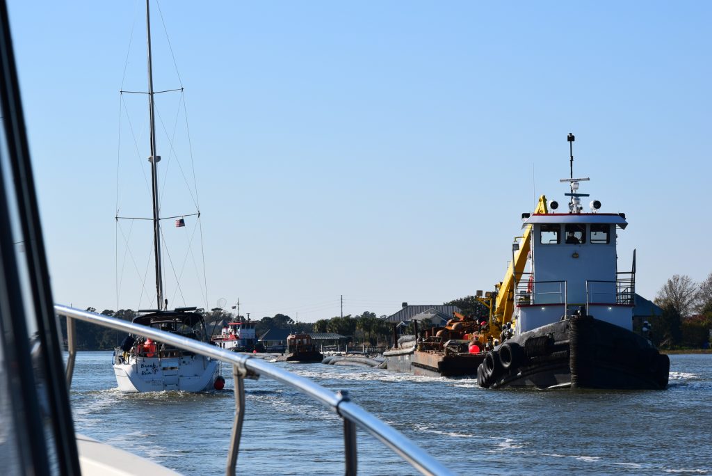 Some Charleston boat traffic