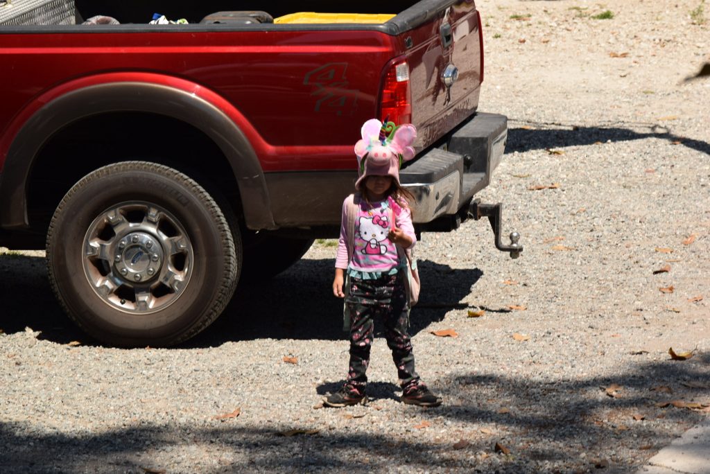 Kids in boat yard - too cute!