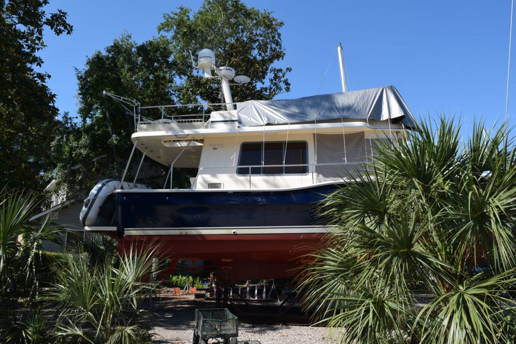 Nice spot to stat - under trees and next door to owner