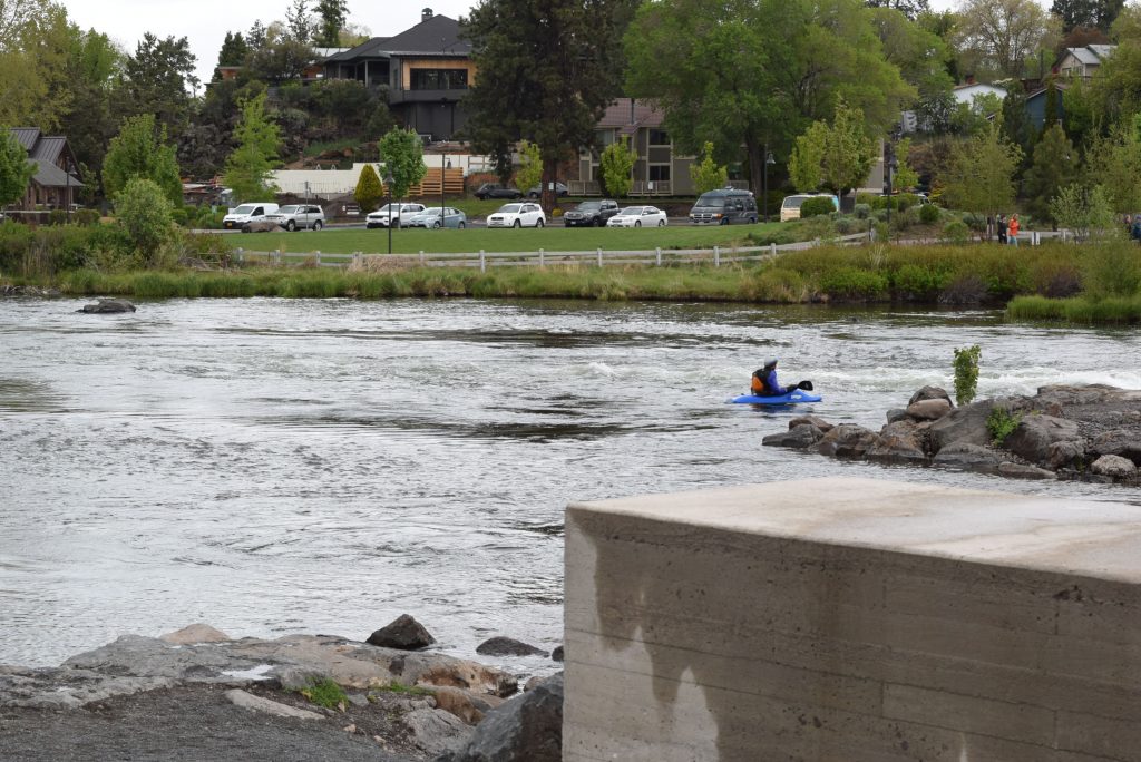 Kayaking on the river