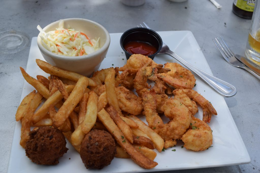 Fried Shrimp Plate -$12